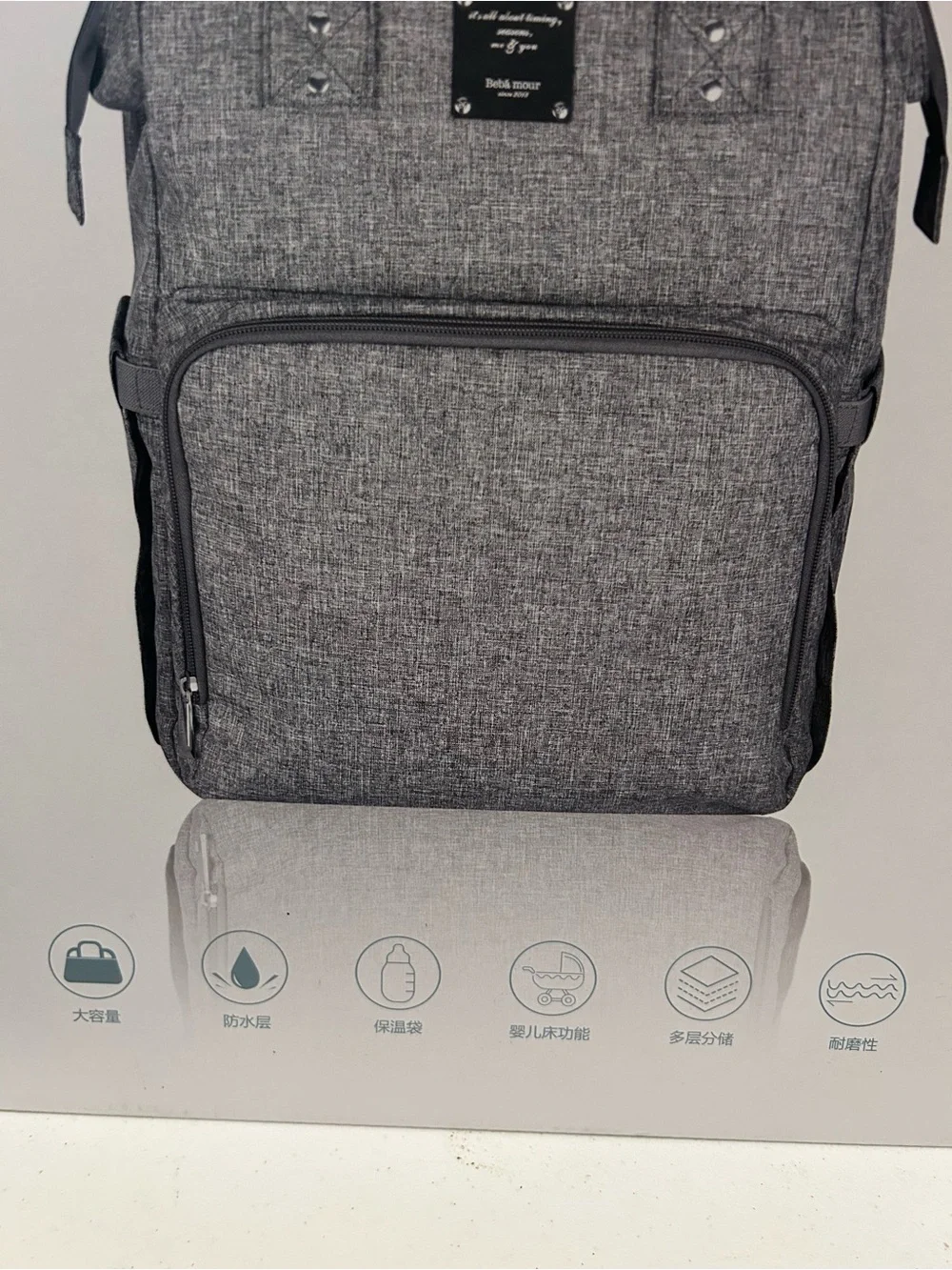 Portable Baby Travel Bassinet  and backpack and changing table all in one